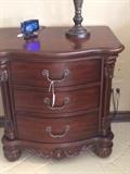 Three drawer night stand
