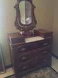 Antique dresser with mirror