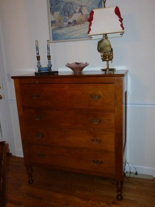 Kentucky Heirloom Curly Maple Chest of Drawers