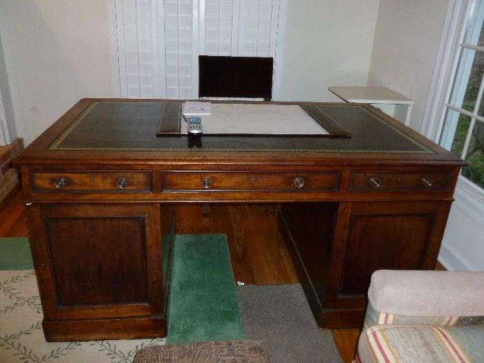 3-Part Antique English Desk from T. Rohan