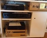 Nakamichi R-1 AM/FM stereo receiver, Denon DCD-1500 stereo CD player, Nakamichi CP-1 CD/cassette player - all 3 have remote, manual & original box!