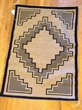 Two Grey Hills Navajo rug - 32" x 45" - late 20th century.  In great condition.