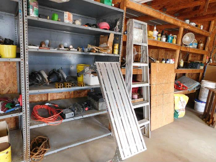 Power Tools, ramps, ladders