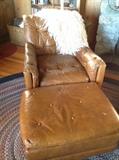 Vintage Etahnk Allen Leather Chair