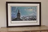 Annapolis Moonlit Over Maryland State House                      1860 John Stobart 266/950   32x45  Acid Free Framed at Annapolis Marine Art Gallery 