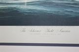 The Schooner Yacht America
John Mecray
309/950  Signed
37x40  Framed By Annapolis Marine Art Gallery