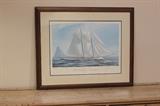 Coronet                                                                            John Mecray                                                                  118/750 Signed                                                        28x35  Framed By Annapolis Marine Art Gallery