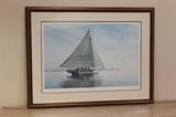 The Elsworth Morning Calm                                                      David Turnbaugh                                                                       57/475  Signed                                                                            30x40 Framed By Annapolis Marine Art Gallery