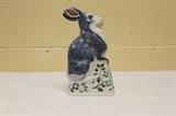 Rye Made In England Signed..... Upright Blue Rabbit