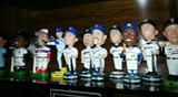 many sports figure bobbleheads.