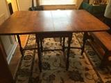 $200 Antique 6 leg table