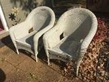 $40 Each wicker outside chair