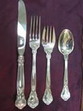 Gorham "Chantilly" Sterling Flatware, Most new in bags, not all in photographs