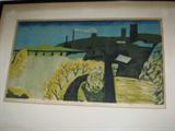 Ross Abrams Signed Artist Print, Appears to be "Brown's Island"