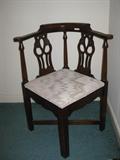 Mahogany Corner Chair