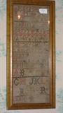 Antique Framed Sampler