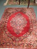 One of Several Antique Sarouk Scatter Rugs