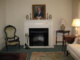 Laurie Dudley's Fire Place, Cmel Back Sofa and other Accessories (we are still unpacking at this point)