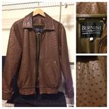 Bernini Genuine Ostrich Leather Jacket