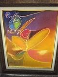 ORIGINAL - Janos Kardos - Acrylic on Canvas -  With COA