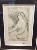 ORIGINAL Renoir Etching! - VERY RARE