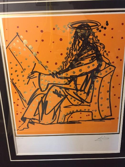 Salvador DALI - Hand Signed and Numbered by Artist - Authenticated by The Salvador Gallery.