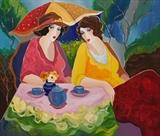 ORIGINAL Tarkay on Canvas - STUNNING!