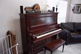 Antique Upright Piano by Thomas Goggan,  & Brother of Galveston, TX