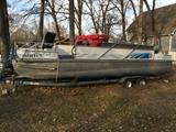 1995 Play craft pontoon boat with Johnson 130 outboard  '24'

