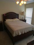 Nice full size box framed bed