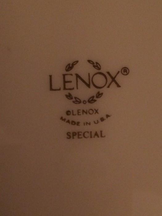 Lenox "Special" Christmas china