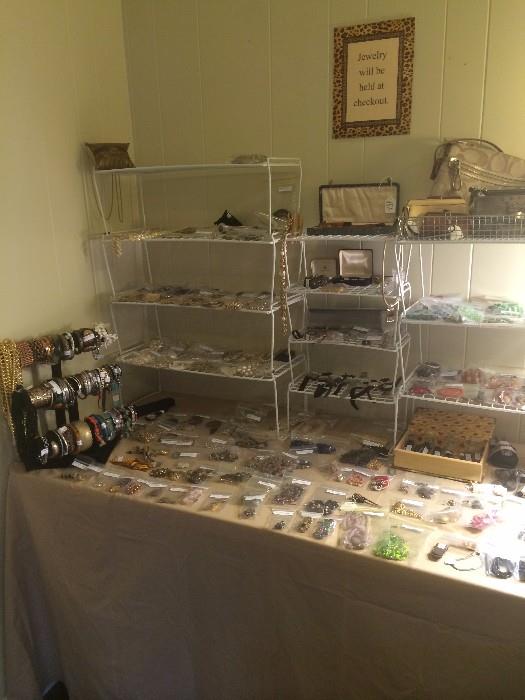 Large selection of jewelry