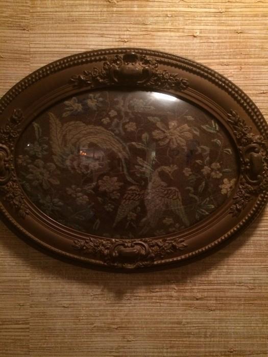 Antique oval frame