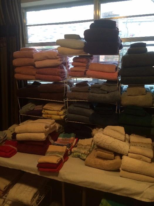 Huge selection of towels
