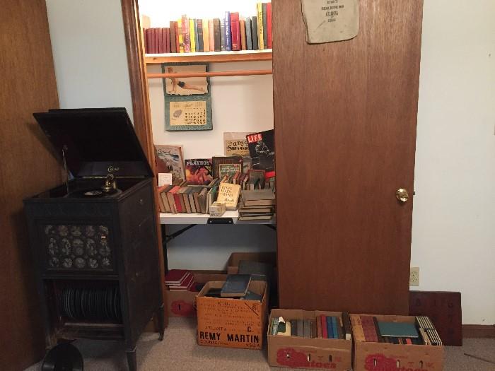 Edison Phonograph, Old Books