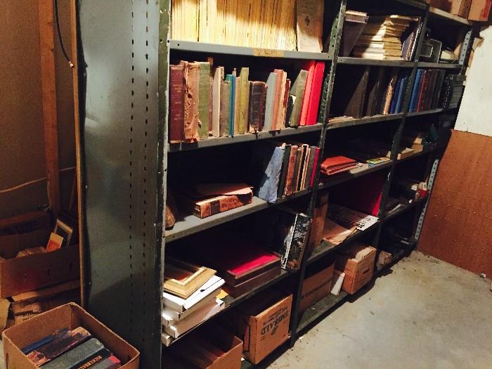 More old Books.  Shelving