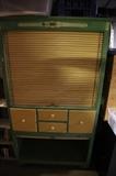Hoosier Cabinet, light green and yellow $400