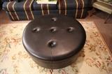 round black ottoman $45
