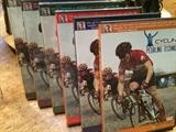 11 biking tapes. Pedaling techinque, anerobic power, vo2 max trainign, lactate threshold, pedaling strength, climbing acceleratioin, clclo zen bridging the gap between cycle and yoga, cyclo core not your average off season training program, on the road autumn country training ride, spinervals, lake placid training ride $135 for all. 8 NEVER OPENED, 3 used once. 