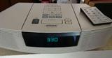 BOSE clock, alarm, CD player, AM/FM radio