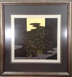 MEZZOTINT ENGRAVING by Katsunori Hamanishi (b. 1949), “Window #18”