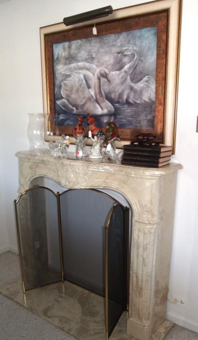 Fireplace surround