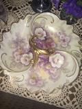 Floral china dish