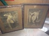 Antique nudes from old-time bar