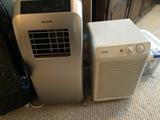 portable a/c with window vent and dehumidifier