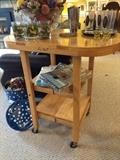 portable & collapsible bar cart