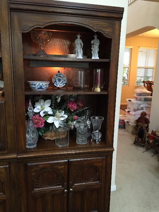 wall unit and décor items
