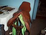English riding saddle
