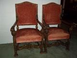 These are the arm chairs that sit at each end of the table. The other 10 chairs are not arm chairs.