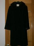 Vintage Lambs Wool Coat fur collar and cuffs.~Macys Little Shop~